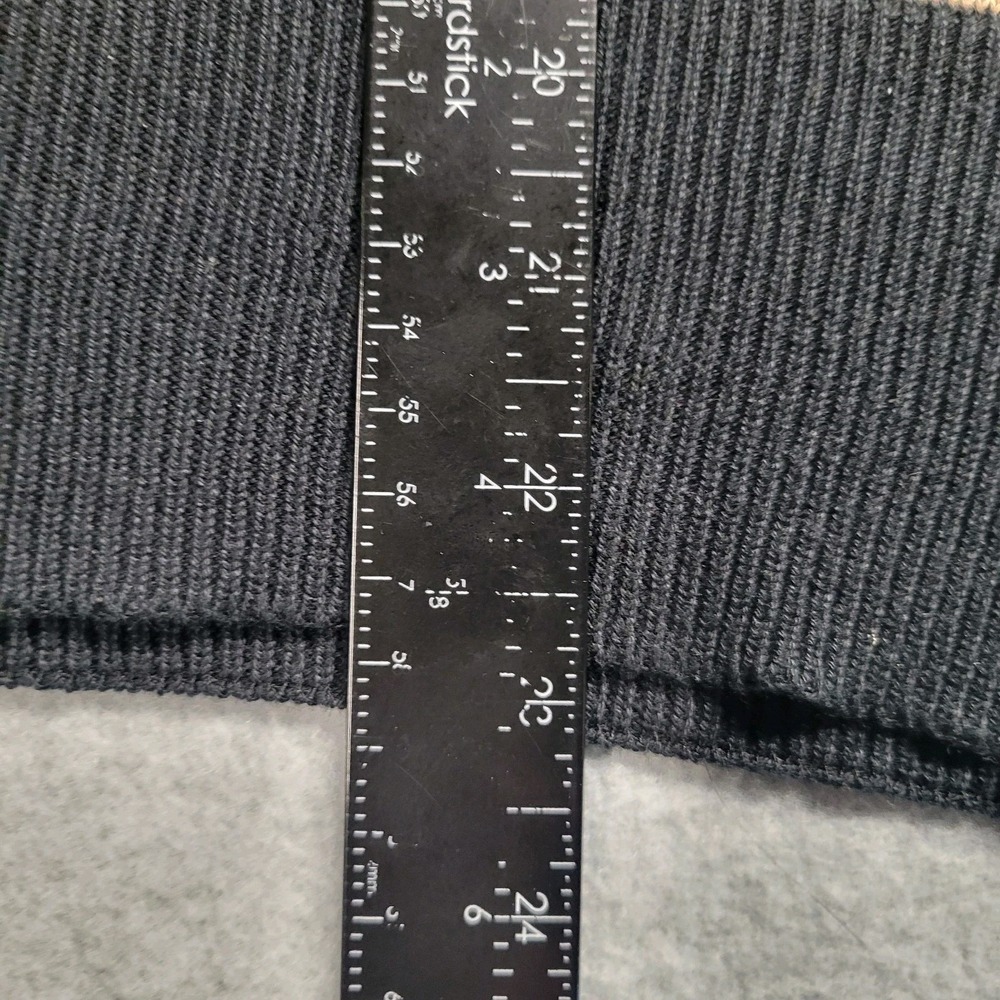 Christian Dior Size Medium Sweater Striped Black Tan Long Sleeved Cotton Blend - Picture 6 of 11
